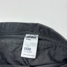 Load image into Gallery viewer, Girls Anko, grey ruffle leggings / bottoms, EUC, size 000,  