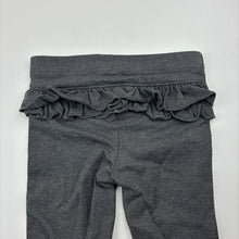 Load image into Gallery viewer, Girls Anko, grey ruffle leggings / bottoms, EUC, size 000,  