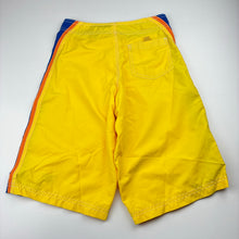 Load image into Gallery viewer, Girls Sugar Surf, yellow lightweight board shorts,W: 30.5cm across, GUC, size 10,  