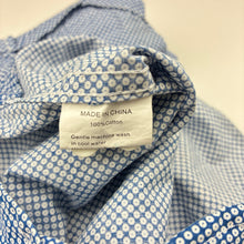 Load image into Gallery viewer, Boys Rookie, blue &amp; white cotton short sleeve shirt, EUC, size 4,  