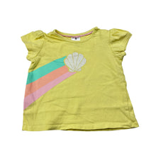 Load image into Gallery viewer, Girls Target, yellow cotton t-shirt / top,shell, GUC, size 00,  
