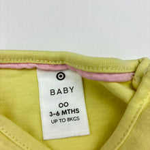 Load image into Gallery viewer, Girls Target, yellow cotton t-shirt / top,shell, GUC, size 00,  