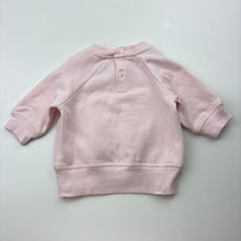 Load image into Gallery viewer, Girls Baby Berry, fleece lined sweater / jumper, swans, FUC, size 000,  