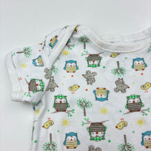 Load image into Gallery viewer, Unisex Target, cotton bodysuit / romper, owls, FUC, size 000,  
