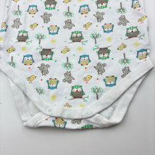 Load image into Gallery viewer, Unisex Target, cotton bodysuit / romper, owls, FUC, size 000,  