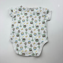Load image into Gallery viewer, Unisex Target, cotton bodysuit / romper, owls, FUC, size 000,  