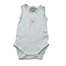 Load image into Gallery viewer, Girls Marquise, embroidered cotton singletsuit / romper, GUC, size 000,  