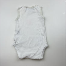 Load image into Gallery viewer, Girls Marquise, embroidered cotton singletsuit / romper, GUC, size 000,  