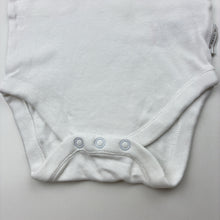 Load image into Gallery viewer, Unisex Next, white cotton singletsuit romper, EUC, size 000,  