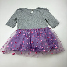 Load image into Gallery viewer, Girls Pumpkin Patch, cotton &amp; tulle dress, cat, GUC, size 00, L: 38cm