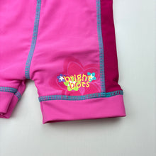 Load image into Gallery viewer, Girls BRIGHT BOTS, pink swim shorts, EUC, size 000,  