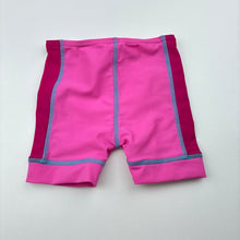 Load image into Gallery viewer, Girls BRIGHT BOTS, pink swim shorts, EUC, size 000,  