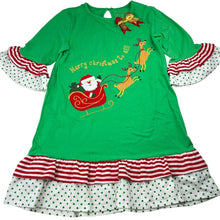 Load image into Gallery viewer, Girls Magical Season, Christmas dress, EUC, size 6-7, L: 65cm