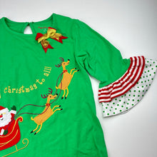 Load image into Gallery viewer, Girls Magical Season, Christmas dress, EUC, size 6-7, L: 65cm