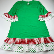 Load image into Gallery viewer, Girls Magical Season, Christmas dress, EUC, size 6-7, L: 65cm