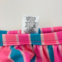 Load image into Gallery viewer, Girls Target, striped swim nappy / bottoms, FUC, size 00,  