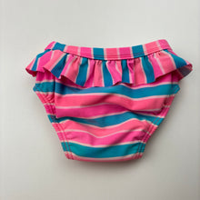 Load image into Gallery viewer, Girls Target, striped swim nappy / bottoms, FUC, size 00,  