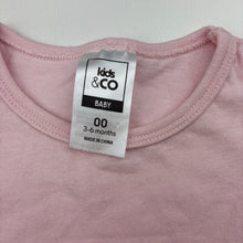 Load image into Gallery viewer, Girls Kids &amp; Co, pink cotton tee / top, FUC, size 00,  