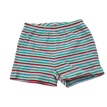 Load image into Gallery viewer, Unisex Tiny Little Wonders, striped cotton shorts, elasticated, GUC, size 000,  