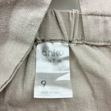 Load image into Gallery viewer, Girls Anko, linen / viscose summer top, EUC, size 9,  
