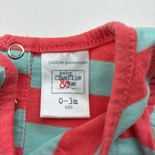 Load image into Gallery viewer, Girls Charlie &amp; Me, striped soft feel top, GUC, size 000,  