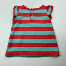 Load image into Gallery viewer, Girls Charlie &amp; Me, striped soft feel top, GUC, size 000,  