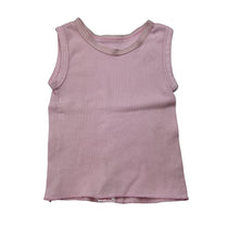Load image into Gallery viewer, Girls Baby Biz, pink ribbed cotton singlet top, GUC, size 0000,  