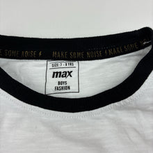Load image into Gallery viewer, Boys Max, cotton tee / top, flip sequins, FUC, size 7-8,  