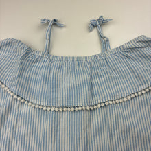 Load image into Gallery viewer, Girls H&amp;T, lined cotton summer dress, light marks, FUC, size 6, L: 58cm