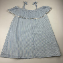 Load image into Gallery viewer, Girls H&amp;T, lined cotton summer dress, light marks, FUC, size 6, L: 58cm