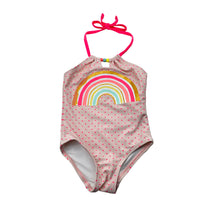 Load image into Gallery viewer, Girls Cotton On, halter neck swim one-piece, FUC, size 1,  