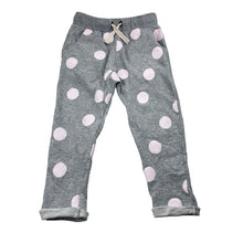 Load image into Gallery viewer, Girls Cotton On, grey track pants, elasticated, FUC, size 4,  