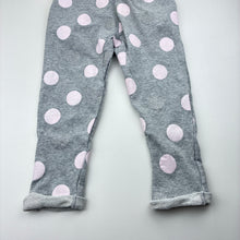 Load image into Gallery viewer, Girls Cotton On, grey track pants, elasticated, FUC, size 4,  