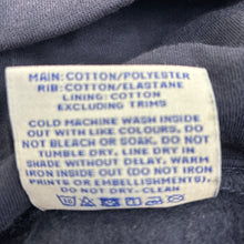 Load image into Gallery viewer, Unisex Champion, navy fleece lined hoodie sweater, GUC, size 14,  