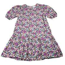 Load image into Gallery viewer, Girls Mango, lightweight floral cotton dress, EUC, size 6, L: 63cm