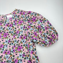 Load image into Gallery viewer, Girls Mango, lightweight floral cotton dress, EUC, size 6, L: 63cm
