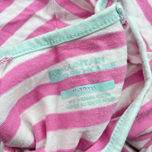 Load image into Gallery viewer, Girls MOUNTAIN WAREHOUSE, striped cotton dress, sequin seahorse, GUC, size 11-12, L: 70cm