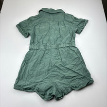 Load image into Gallery viewer, Girls David Jones, khaki linen / viscose summer playsuit, FUC, size 10,  