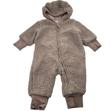 Load image into Gallery viewer, Unisex Anko, fleece zip winter romper, GUC, size 00,  
