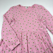 Load image into Gallery viewer, Girls Cotton On, floral cotton long sleeve dress, GUC, size 8, L: 65cm