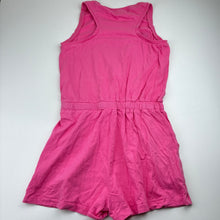Load image into Gallery viewer, Girls FILA, pink cotton summer playsuit, GUC, size 12,  