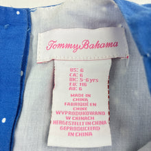 Load image into Gallery viewer, Girls Tommy Bahama, lined sleeveless dress, mermaids, GUC, size 6, L: 62cm