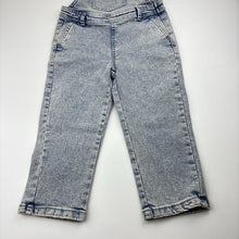 Load image into Gallery viewer, Unisex Anko, stretch knit denim overalls / dungarees, GUC, size 3,  