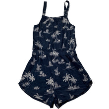 Load image into Gallery viewer, Girls Anko, navy cotton summer playsuit, GUC, size 8,  