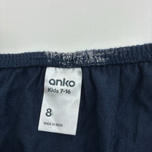 Load image into Gallery viewer, Girls Anko, navy cotton summer playsuit, GUC, size 8,  
