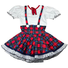 Load image into Gallery viewer, Girls Kinetic Creations, dance leotard dress / costume, EUC, size 10, L: 53cm