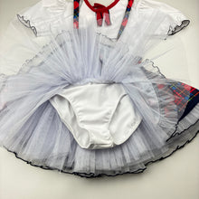 Load image into Gallery viewer, Girls Kinetic Creations, dance leotard dress / costume, EUC, size 10, L: 53cm