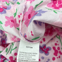 Load image into Gallery viewer, Girls Sprout, lightweight floral cotton dress, GUC, size 0, L: 43cm