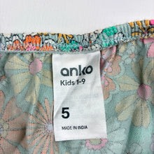 Load image into Gallery viewer, Girls Anko, colourful floral cotton summer playsuit, GUC, size 5,  