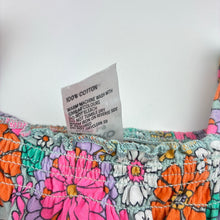 Load image into Gallery viewer, Girls Anko, colourful floral cotton summer playsuit, GUC, size 5,  